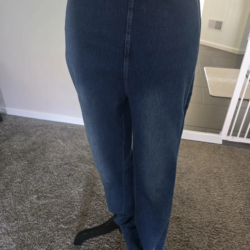 Lysse Dark Blue High-Rise Leggings - Picture 1 of 5